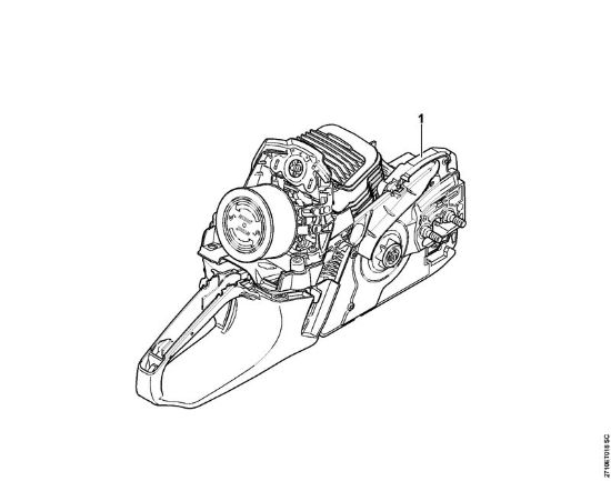 Motosierras de gasolina (MS) MS 271 C-BE Níºmero de máquinaÂ  de la marca Stihl